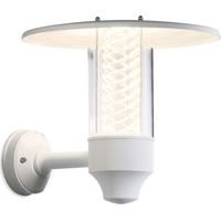 Konstsmide Nova Applique murale d'extérieur classique lanterne blanc mat, IP44
