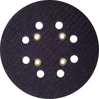 Plateau de ponçage Ø125mm – Fixation adhésive – Support solide pour ponceuse orbitale VONROC – Compatible avec papier abrasif OS801AA