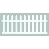 DURAMAX - Valla de PVC - 100x80cm - Color blanco roto
