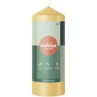 Vela de pilar Bolsius Selgros111 - Avena beige, 42 horas de duración