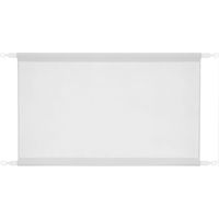 Banderole pour poteau séparateur blanc