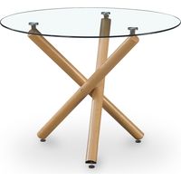 Mesa de Comedor Redonda - Diseño Escandinavo - 4/ 5 Comensales - Tesfa