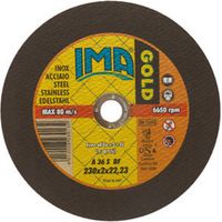 IMA DISCO P/INOX GOLD PIANO D 230X2,0 MM- IMA- 50,0 pz