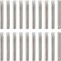 20 Stück Rändelkopf Flach Abgeschrägtes End Dübelstift 3x30mm 304 Edelstahl Holz Etagenbett
