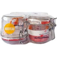 Lot 4 Terrines Hutchinson 200g Terrines En Verre Pour Conserves - Hutchinson