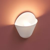 Konische LED-Wandleuchte mit weißem Design - Flo