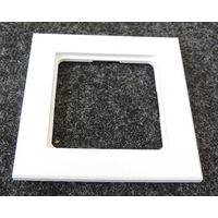 Plaque de finition blanche pour interrupteur simple et double sans fil sans pile Easyclick FRIEDLAND D20.571.02T