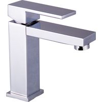 DP rubinetteria Quercia – Rubinetto monocomando per lavabo, colore: argento