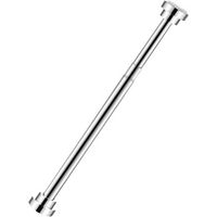 Barre extensible pour armario, sans besoin de taladro, tube d'acier inoxydable de 25 mm, réglable 40-55 cm, adaptée pour armario, balcon