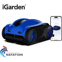 Robot piscine sans fil k80 by igarden pool cleaner k series
