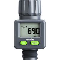 Compteur d'eau avec affichage LED – Minuterie d'arrosage 4 modes – Capteur Hall intégré – Étanchéité IPX6 pour usage extérieur