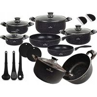 ENSEMBLE DE CASSEROLES EN MARBRE, ENSEMBLE DE POÊLES À FRIRE, CASSEROLES À INDUCTION