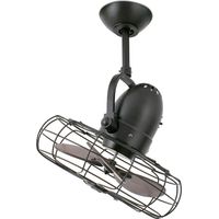 KEIKI S Ventilador marrón/nogal