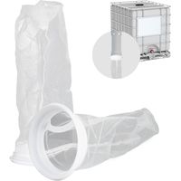 2 Pièces Filtre IBC en Nylon pour Cuve, 25cm Couvercle et Réservoir d'Eau de Pluie - Lavable et Remplaçable 200 mesh