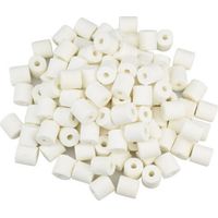 Anneaux en céramique pour média filtrant d'aquarium, média filtrant bio-céramique pour bassins et aquariums, 12 mm, 2500 g