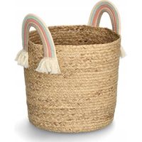 Zeller Cesta Natural en Junco de Mar 35 cm x 34 cm