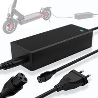 54.6V 2A Chargeur Trotinette Electrique pour Kugoo M4 / M4 Pro, Hitway h5/h5 Pro, UrbanGlide E-Cross Pro, JOYOR S5/F5S+/G5/GS5/X5S/Y5S, DC Charge Rapide pour 48V Batterie Scooter Electrique