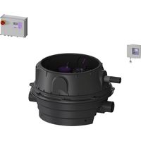 -Rückstauhebeanlage Ecolift XL Duo, 2 mot. Klappen, SPF 4500-S3, Konus
