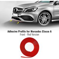 Profilo Adesivo per Dam Paraurti Mercedes Classe A con Biadesivo 3M APT - Colore: ROSSO - Confezione: ANTERIORE