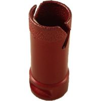 Corona diamante MUSSOL roja M-14 para porcelanico 43 mm