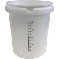 Cubeta de 30L natural con graduaci贸n GRIPLINE KUI003001101