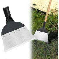 Multifunktionale Gartenschaufel. Gartenreinigungsschaufel. Multifunktionale Unkrautschaufel aus Stahl. Landwirtschaftliches Unkrautbekämpfungswerkzeug. Für Garten und Landwirtschaft (28 cm). DEBUNS