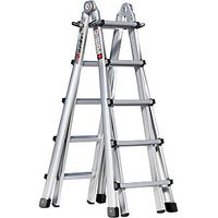 euroline Scala telescopica in alluminio con montanti