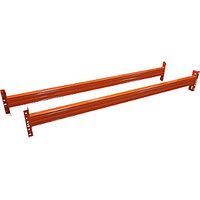 Soportes de apoyo 1 par naranja puro RAL 2004 longitud 3600