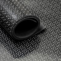 Gomma in rotolo - Motivo a mini diamante - 3 mm - Largo 120 cm - Per metro lineare