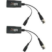 Transceptor Balun Cctv Pasivo 1c Tvi Cvi Video y Alimentación por trenzado Ba621p-hac