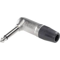 Jack 6.35 mm mâle, coudé Cliff SEP/1C FM1088 Nombre de pôles: 2 mono argent 1 pc(s)