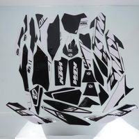Kit Autocollant stickers REFLEX BLANC Kutvek pour moto KTM 250