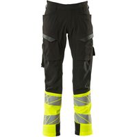 Mascot Hose mit Schenkeltaschen 19379-510-0917 Gr. 82C48 schwarz/hi-vis gelb