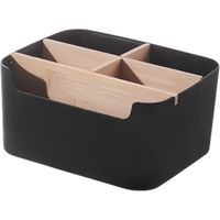 rangement de bureau multifonctionnel, organiseur de bureau, organiseur de fournitures de bureau, boîte de rangement en bois