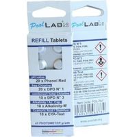 Nachfüllpack für elektronischen Pooltester PoolLab 1.0 & PoolLab 2.0