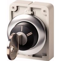 Bouton à clé 30mm affl.2pos.à accroch. EATON M30I-FWRS-X95