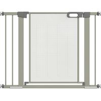 Cancellino per Cani Estensibile a Pressione con Chiusura Automatica, 75-103x76 cm, Grigio