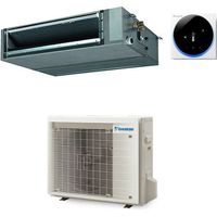 Daikin – Climatiseur gainable Inverter 12000 BTU – Pression moyenne 150 Pa – Mode ventilation seule – Classe A++/A+ – Silence absolu 25 dBA