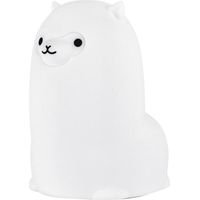 Veilleuse Lama Mignonne pour Enfants, Lampe de Chambre LED Portable en Silicone, Fonctionne sur Piles, 8,5 x 10,3 x 13 cm