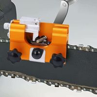 Chainsaw Chain Sharpener, Hand Crank Chainsaw Sharpener, Sharpener Grinding Device, Sharpening Tool for Lumberjack and Gardener Chainsaw