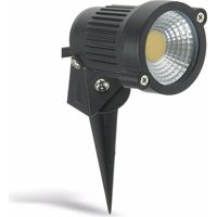 CHILITEC Lanterne de jardin LED CT-GS5 COB, CLF : F, 5 W, 430 lm, 2900 K, noir