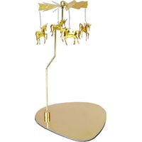 Kerzenhalter, drehbarer Kerzenhalter, Kerzenständer, Weihnachtstischdekoration, Tablett, Kerzenständer für Hochzeiten, Heimdekoration, Weihnachtsgeschenk-Unicorn