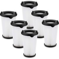 6 Stück CX7 & QX8 Filterset Kompatibel mit AEG Staubsaugern der Modelle AEG CX7-2 & QX8, HEPA-Ersatzfilter Passend für CX7-2-45an, CX7-2-i360, CX7-2-s360