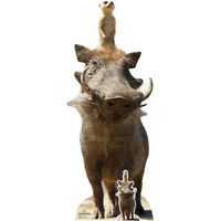 Figurine en carton Timon et Pumba Le Roi Lion Hauteur 162 cm