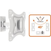 TV -Regal 28-42 mit einstellbarem Arm - Weiß 451059