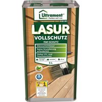 ULTRAMENT Vollschutz-Lasur 7-in-1, farblos, Holzschutz, 5 Ltr
