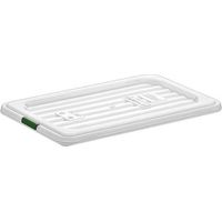 Couvercle Gastronome en polypropylène 1/4 - 533x328x11mm - Matériel CHR Pro