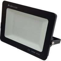 Faro led slim da esterno 100w IP65 faretto smd altà luminosità luce calda fredda metallo nero calda 3000k