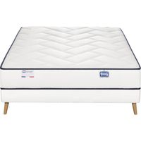 Ensemble L'EVIDENT, matelas ressorts ensachés 160x200, ferme, H23 + 2 sommiers
