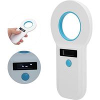 Lecteur d'étiquettes d'animaux, Scanner de puces pour animaux de compagnie, , 34.2Khz/125Khz, Support Rechargeable pour EMID/FD
